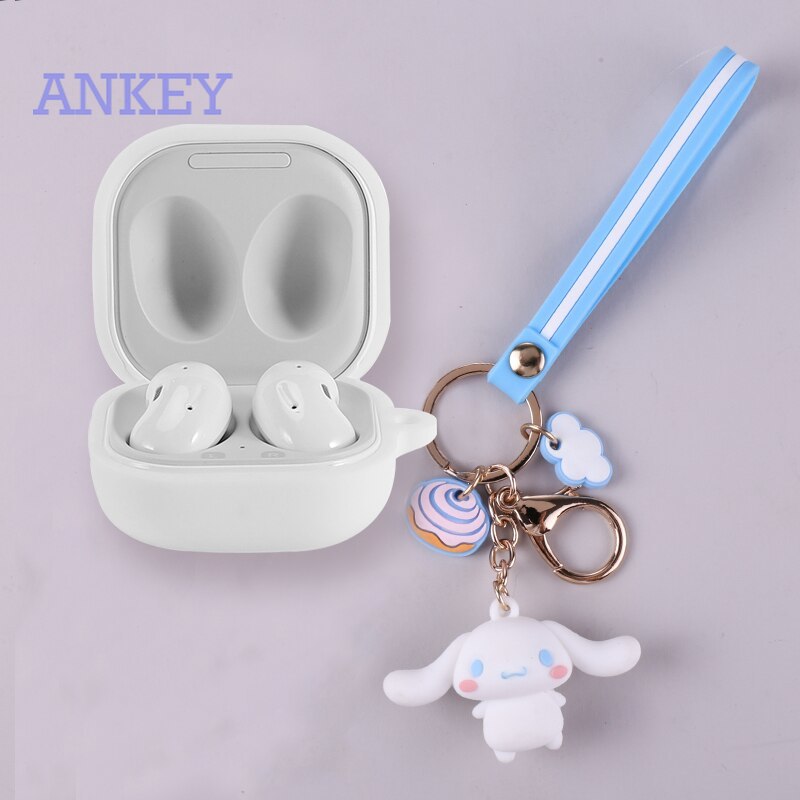 Case for Samsung Galaxy Buds Live Buds Pro Buds 2 Ốp hộp sạc tai nghe silicon có móc treo cho