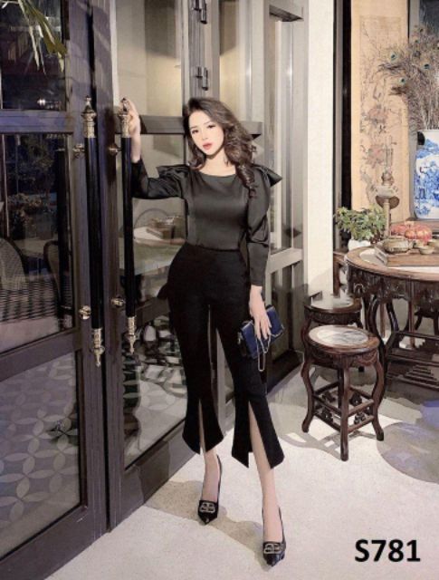 Áo nữ xinh tay phồng kết hạt vai sang chảnh [KÈM ẢNH THẬT]