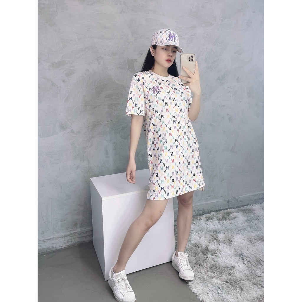 (HÀNG XUẤT XỊN) Váy / đầm phối nhiều logo 709NY015 DRESS MULTICO Made in V/N full tag code  SIZE XS S M