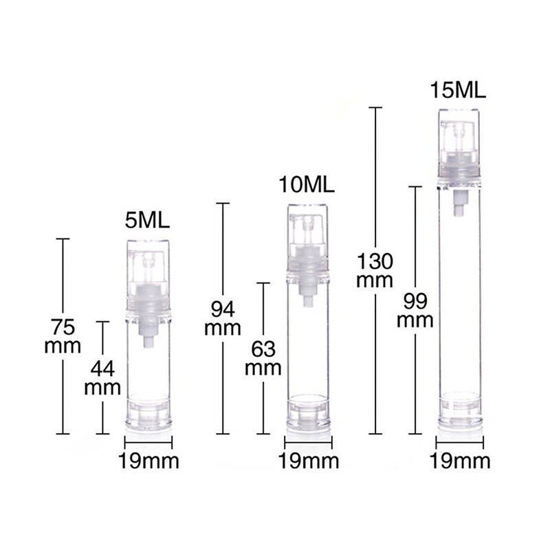 1 Lọ Rỗng Đựng Mỹ Phẩm 5 / 10 / 15ml Tiện Dụng Khi Đi Du Lịch