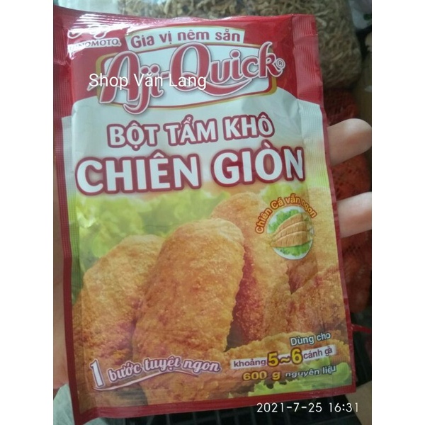 Bột tẩm khô chiên giòn Aji Quick gói 42g