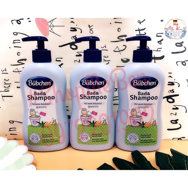 SỮA TẮM GỘI BUBCHEN CHO TRẺ SƠ SINH 400ml