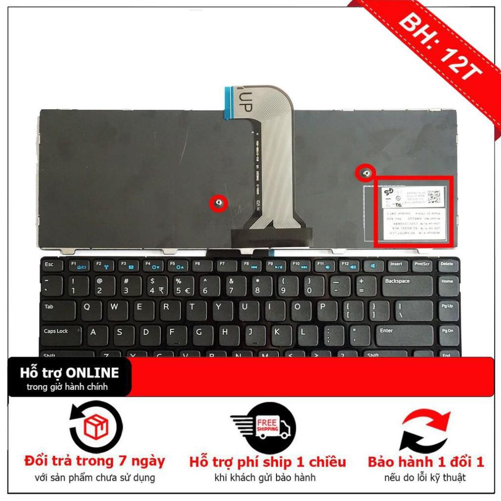 [BH12TH] Bàn Phím Laptop Dell Inspiron 3421, 5421, 5435, 5437, 3437, 5523