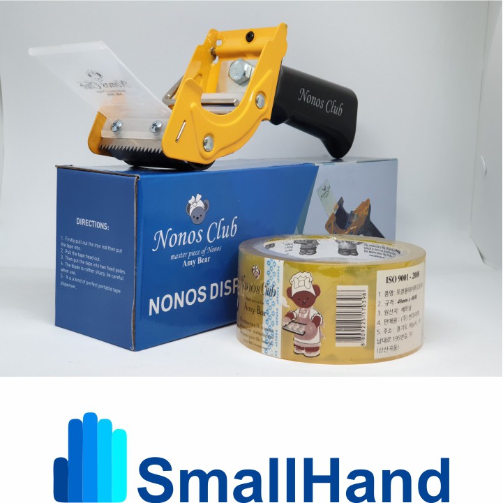 Cắt băng dính Hàn Quốc – Nonos Club – Dụng cụ cắt băng dính cầm tay nhập khẩu Hàn Quốc – Đóng hàng tiện lợi, an toàn