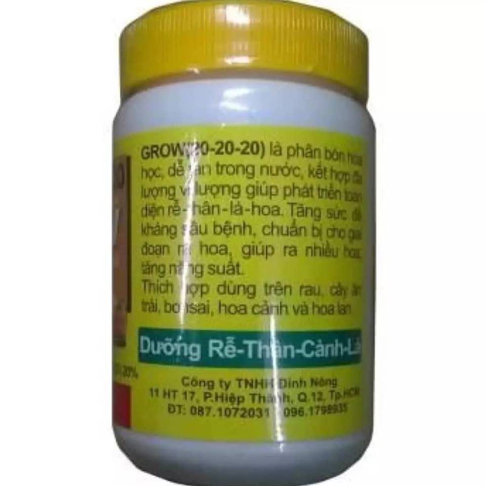 Phân bón lá Grow More 20 - 20 - 20 + TE 100gr