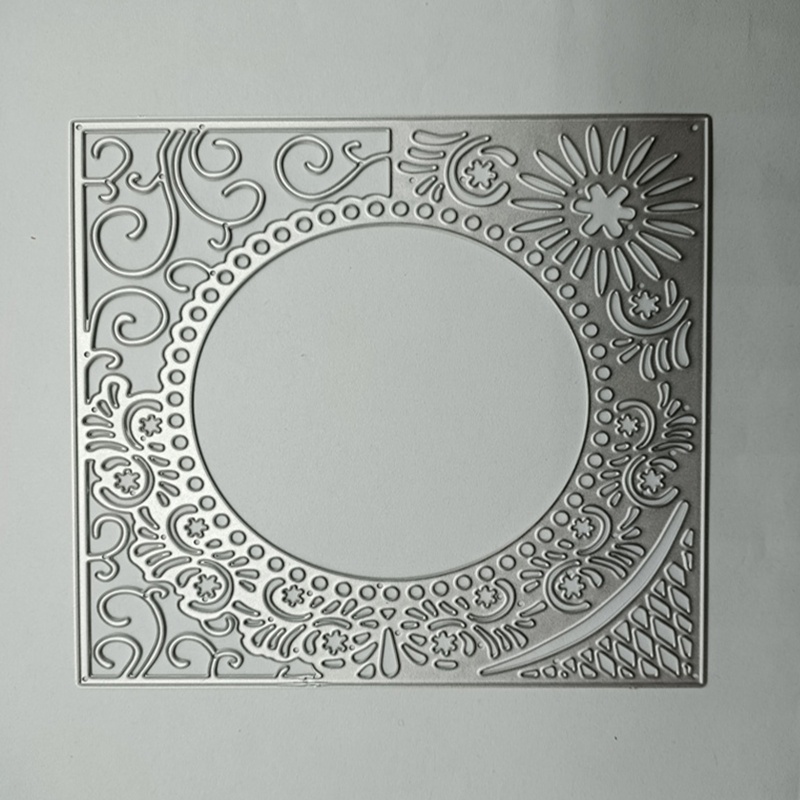 Khuôn Cắt Giấy Kim Loại Hình Vuông Macrame