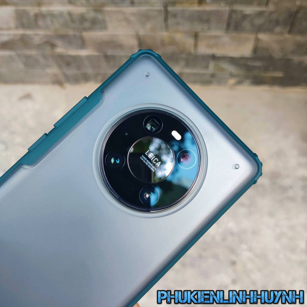 Huawei Mate 40 Pro_Ốp lưng nhám viền màu Ver 2