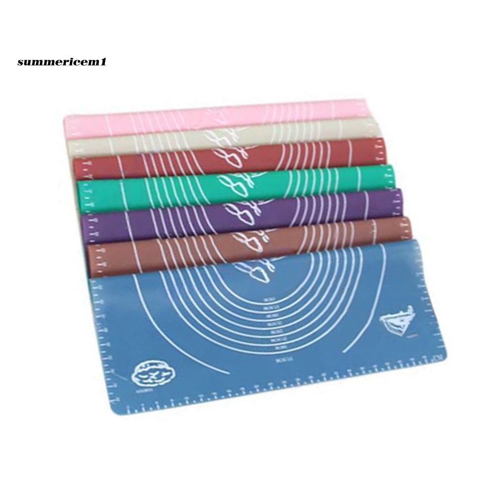 Thảm Silicone Lăn Cắt Bột Làm Bánh Tiện Dụng