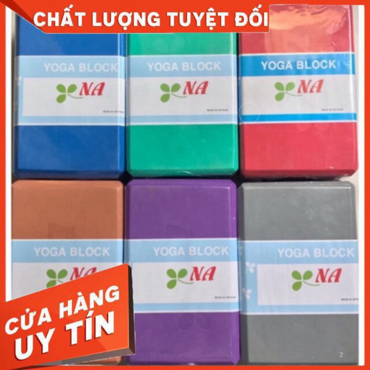 Gạch Tập Yoga loại tốt - thương hiệu NA - Cục Block Dày 8cm
