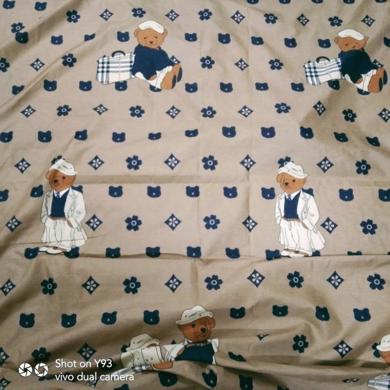Vải thô cotton poly chuyên dụng may ga gối có khổ rộng2,35m