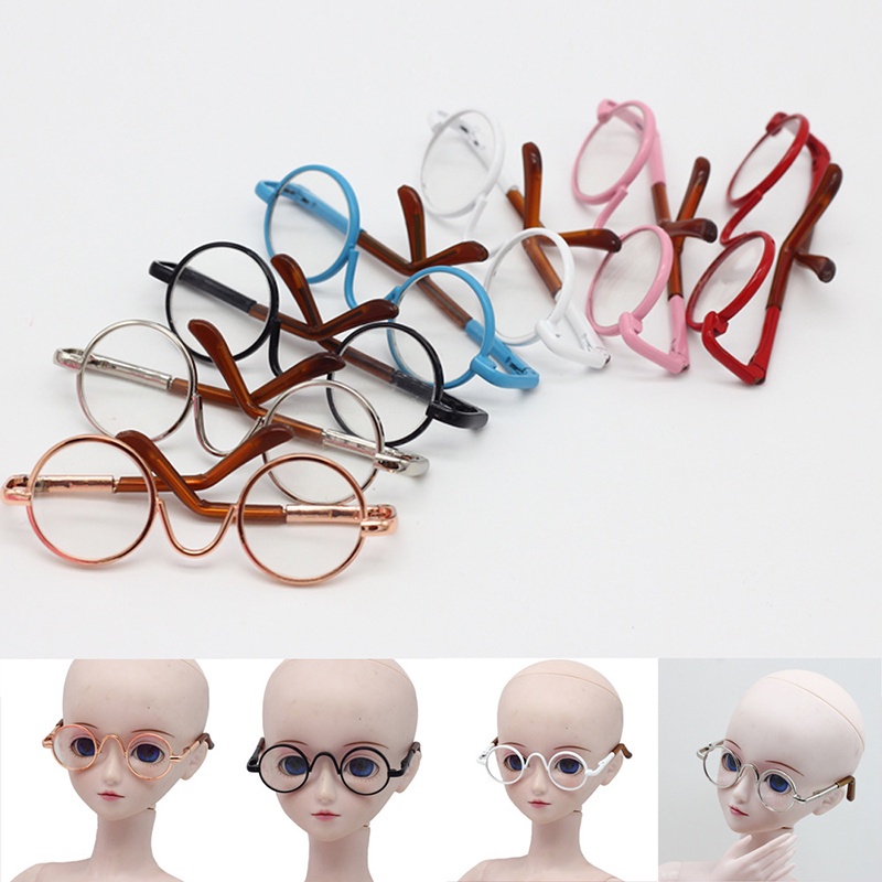 1/3BJD round glasses doll DIY accessories doll changing makeup accessories toys