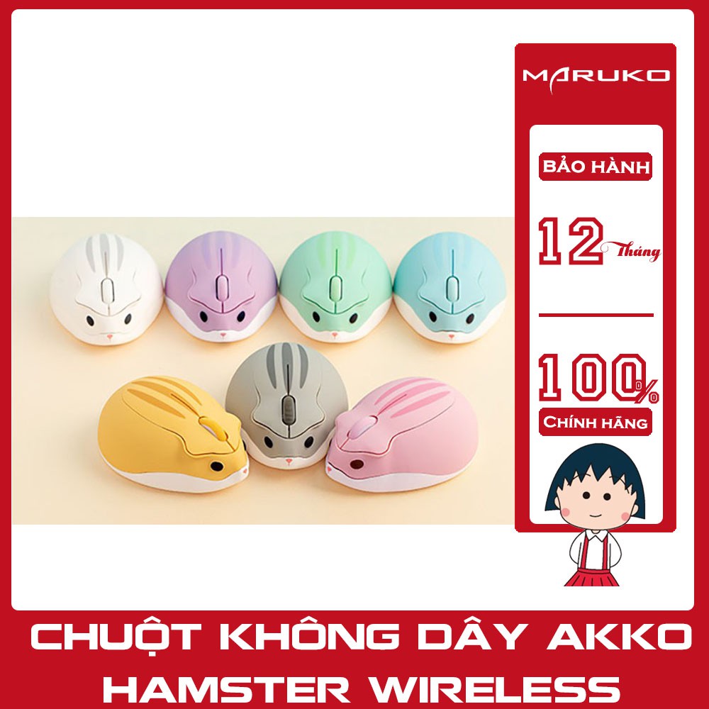 Chuột không dây Akko Hamster Wireless - Bảo hành chính hãng