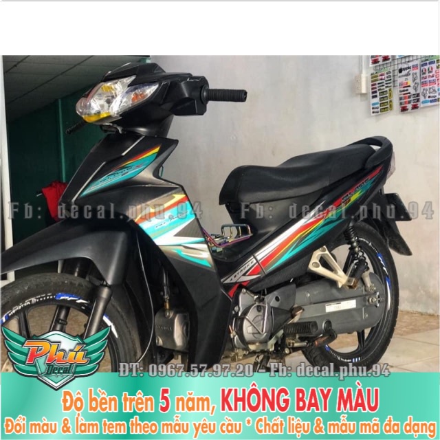 Tem rời Blade đen nhám phối xanh lục bảo -1