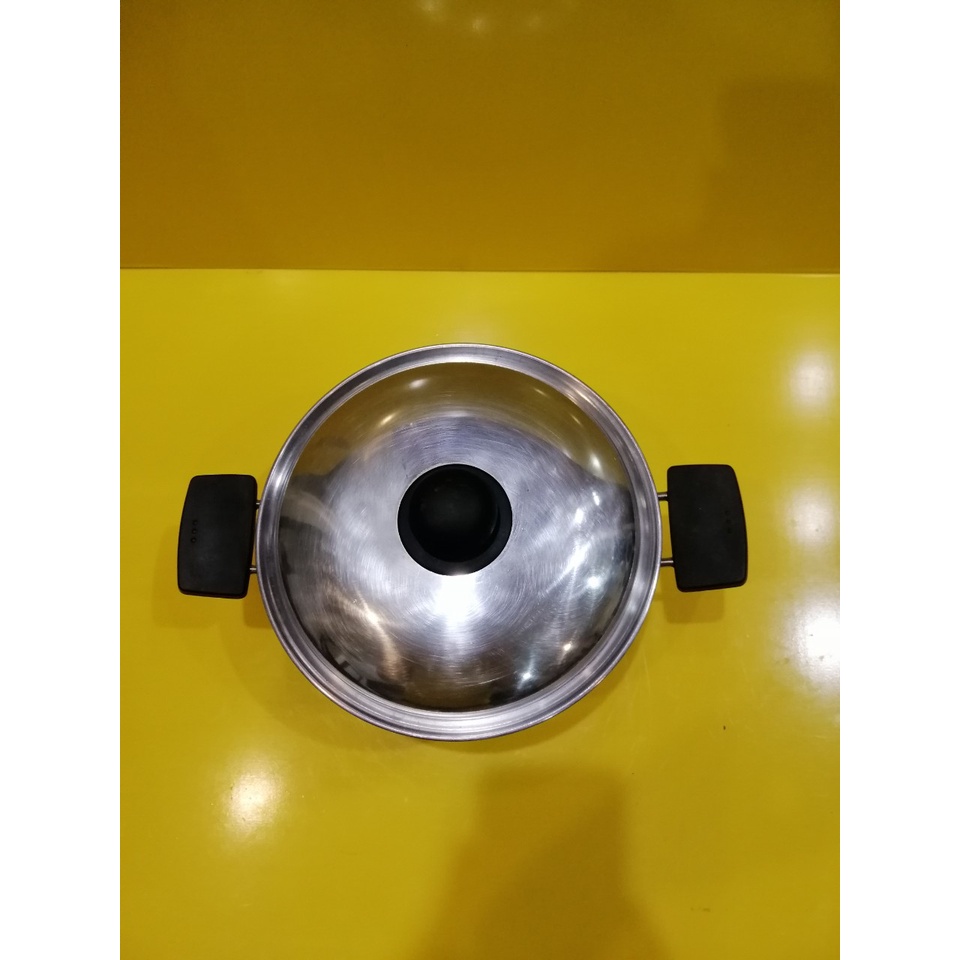 Nồi inox nội địa Nhật, size 23cm, cao 12cm (mã 960), Dùng được bếp từ