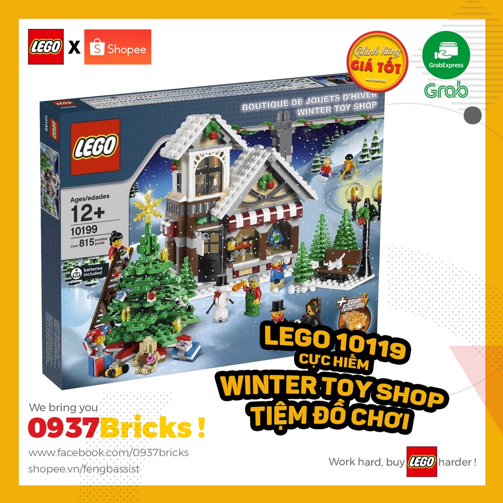 LEGO 10119 LEGO Creator Winter Toy Shop TIỆM ĐỒ CHƠI GIÁNG SINH 0937BRICKS