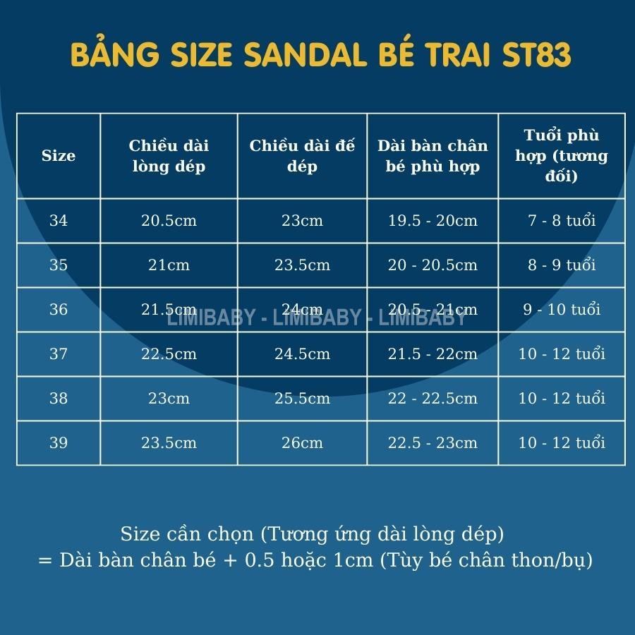 Sandal bé trai quai ngang thể thao năng động và cá tính hãng Kento cho trẻ em học sinh tiểu trung học 7 - 12 tuổi ST83