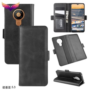 Bao Da Điện Thoại Nắp Lật Khóa Nam Châm Chống Sốc Cho NOKIA 5.3 NOKIA 5.3 Phone-F14121