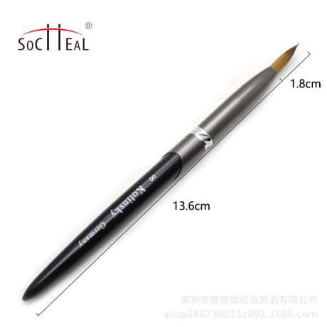 Cọ đắp form móng bột KONISKY GERMANY số 12,14 - 100% lông chồn Thiên Di Nail