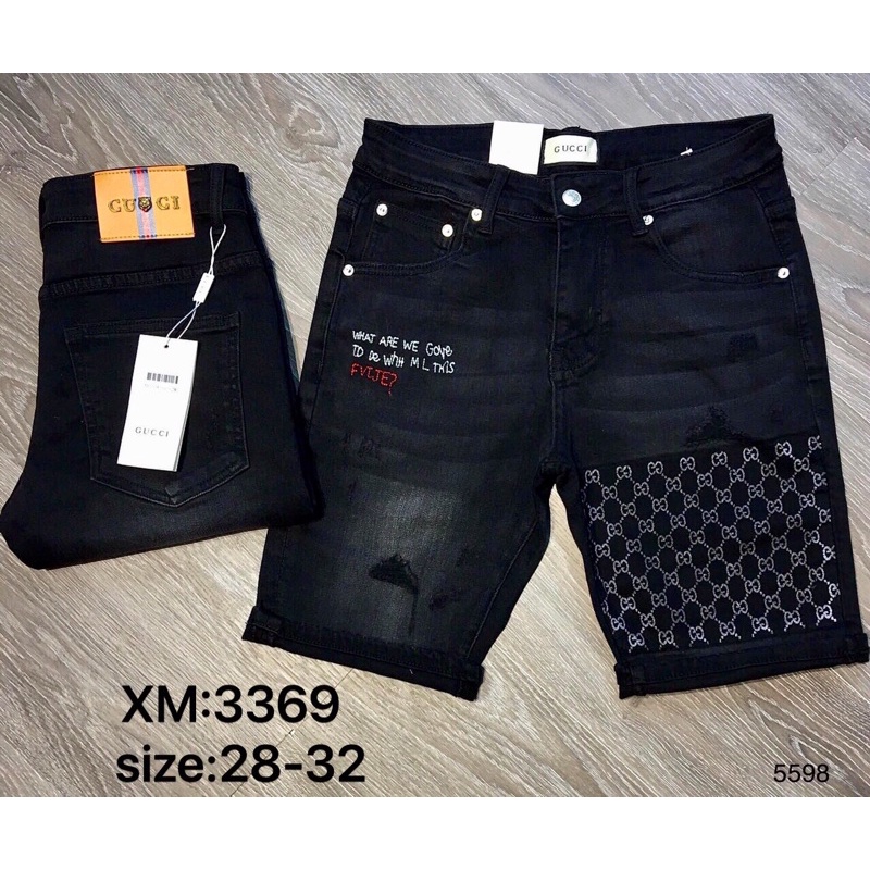 Quần short jean nam cao cấp 3369