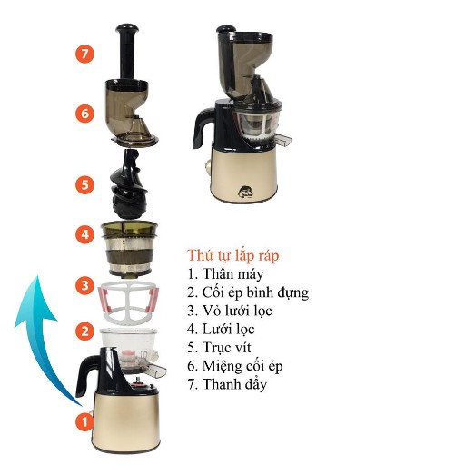 Máy ép chậm Iruka I-52