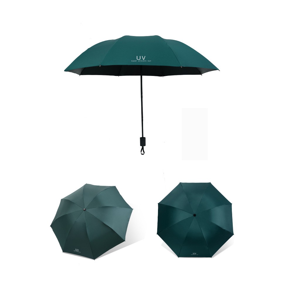 Ô Dù Chống Tia UV 3 Lớp Năm Màu Công Sở - Rẻ Vô Địch