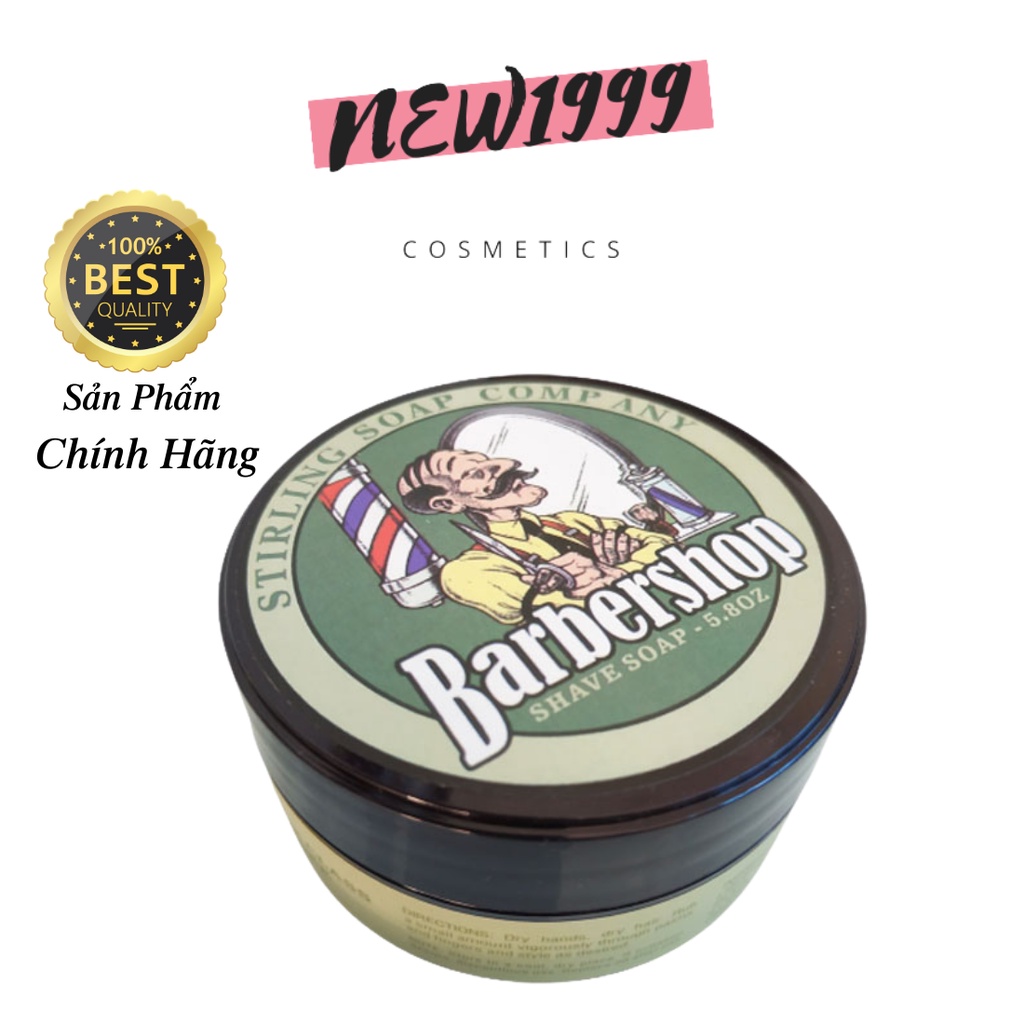 Sáp vuốt tóc nam tạo kiểu tóc cao cấp bóng mượt BarberShop Shave Soap 80gr