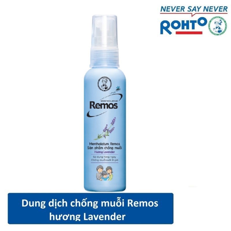 XỊT CHỐNG MUỖI REMOS 60ml Lavender (Chính hãng)