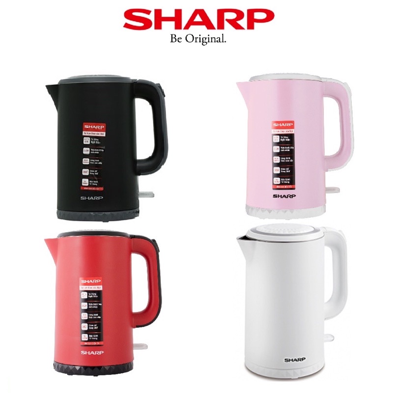 Ấm Bình Đun Siêu Tốc SHARP sh-st185- Dung tích 1.8 lít - Bảo hành 1 năm