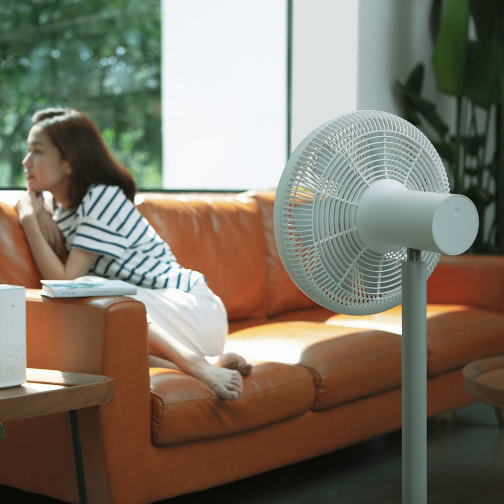 Quạt cây thông minh XIAOMI Mijia Standing Fan 1X bản nâng cấp DC không ​chổi than khả năng làm mát diện tích rộng