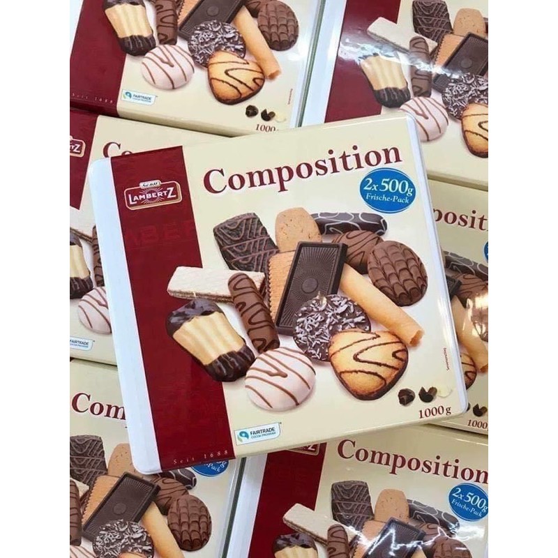 Bánh quy sô-cô-la lambertz composition 1 ky