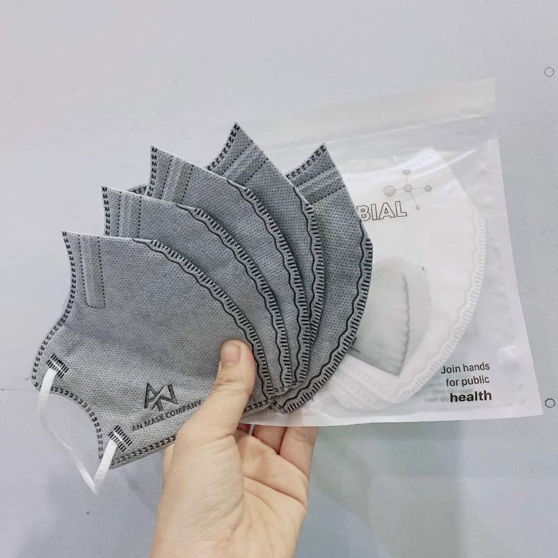 KHẨU TRANG 6D 5 LỚP AN MASK PRO HỘP 10 CÁI