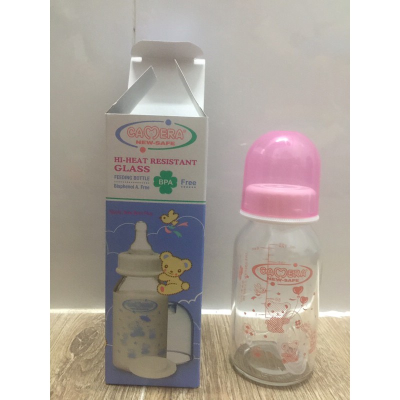 Bình sữa thủy tinh CAMERA 120ml