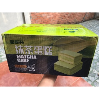 Bánh bông lan matcha siêu ngon