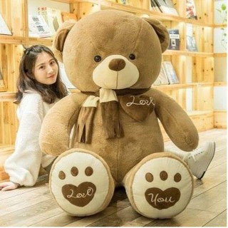 Gấu Bông PANDA LOVE YOU Gấu Bông Shop tại Hà Nội ( Size 1m, có ảnh thật ).