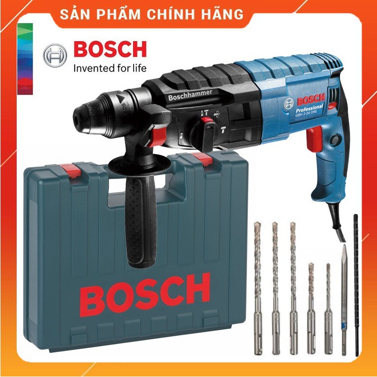 Máy Khoan Búa SDS Plus Bosch GBH 2-24 DRE (kèm phụ kiện) ( 06112721K2)