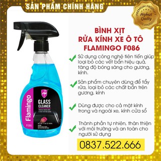 Bình xịt rửa kính xe ô tô flamingo f086