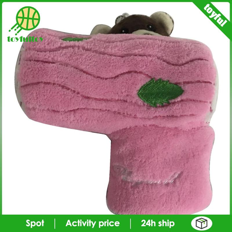 Vỏ Bọc Đầu Gậy Đánh Golf Hình Gấu Nhồi Bông Màu Nâu Sáng Tạo