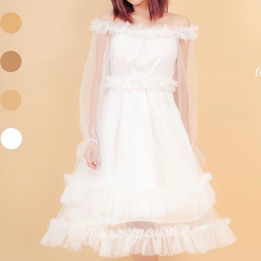 ĐẦM DỰ TIỆC/PROM/ĐI CHƠI - FIONA DRESS - VÁY CHÂN BỒNG - V0007 | BigBuy360 - bigbuy360.vn