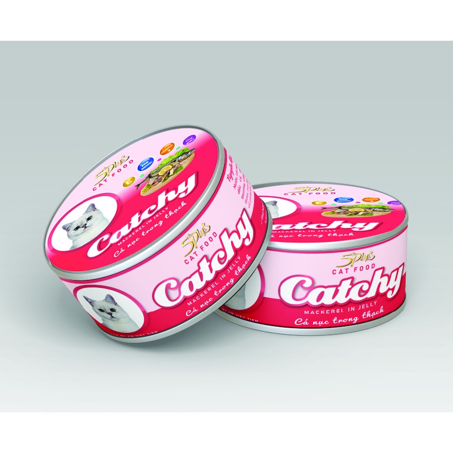 Pate Cho Mèo Catchy 5Plus Catchy 170g - MintPet