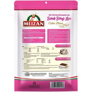 Gói 1kg bột chuyên dụng cho bánh bông lan meizan hi-ratio cake flour - ảnh sản phẩm 2