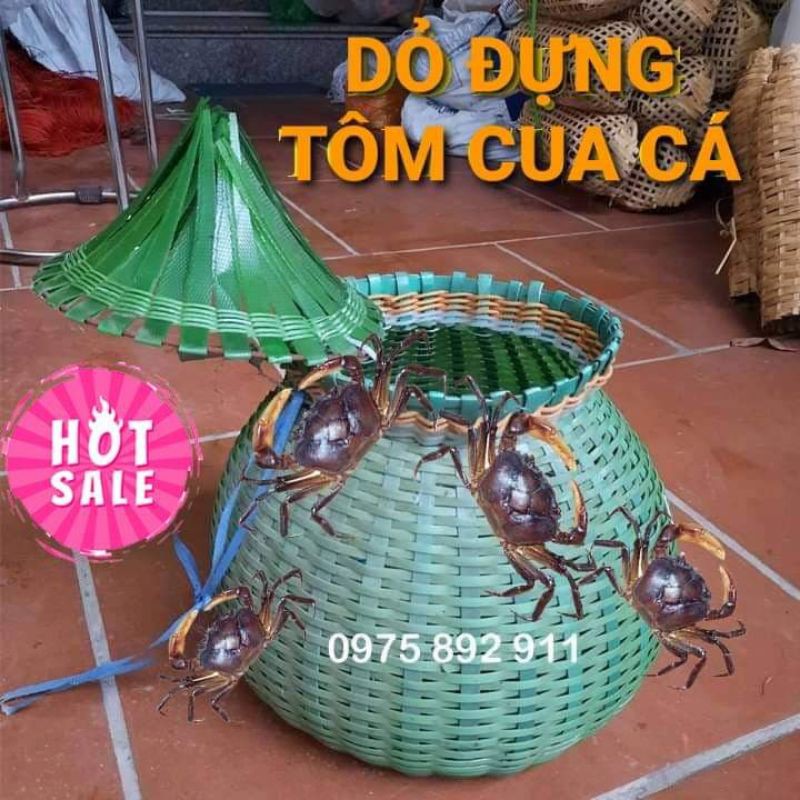 Dỏ đựng tôm cua cá đi câu , đi biểu diễn nghệ thuật