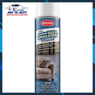 Chai xịt vệ sinh thảm và vải bọc ghế dạng bọt từ Mỹ Sprayway Foaming Rug&Upholstery Cleaner 510g