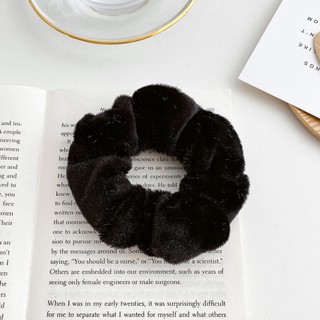 Dây Cột Tóc Nhung Scrunchies Phong Cách Hàn Quốc
