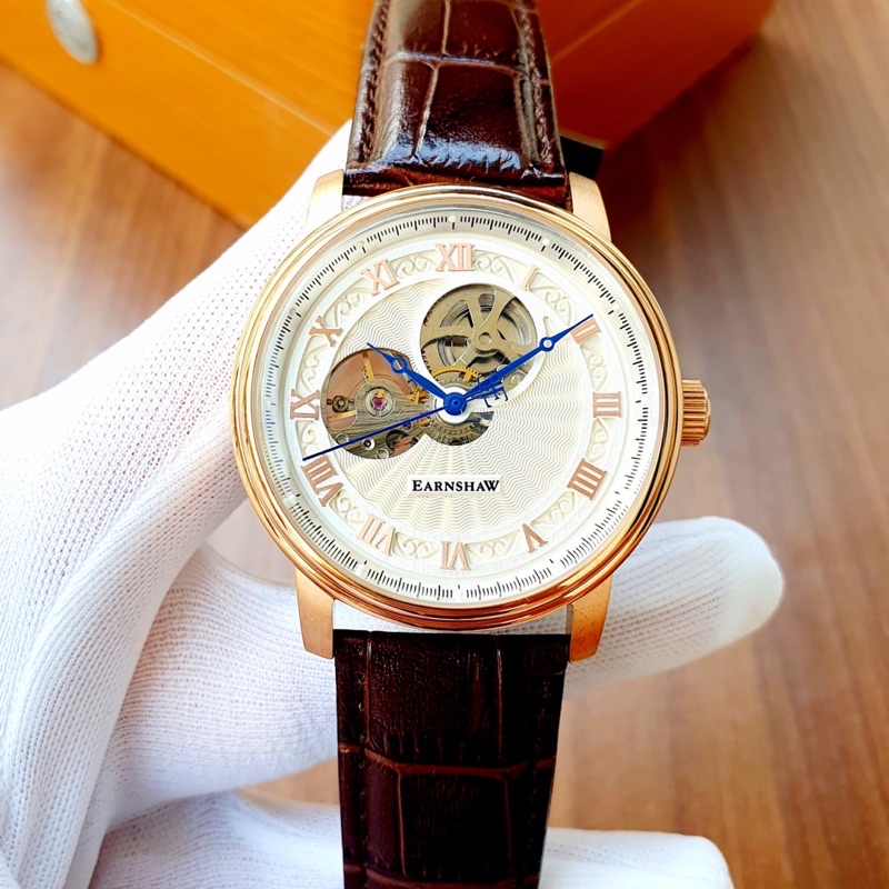 ĐỒNG HỒ NAM CHÍNH HÃNG THOMAS EARNSHAW ES-8097-03 MECHANICAL lộ khung xương heart
