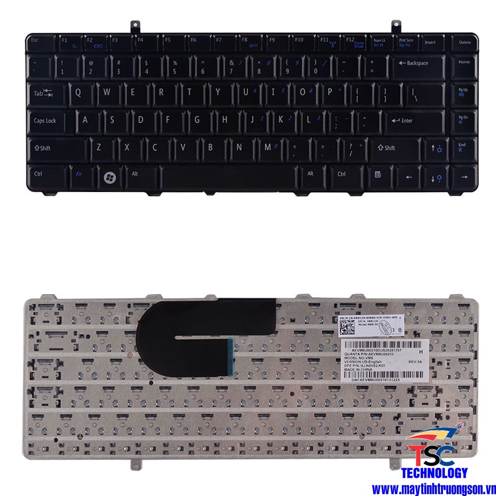 Bàn Phím Laptop DELL Vostro 1014 1015 A840 A860 1088 - Maytinhtruongson.vn