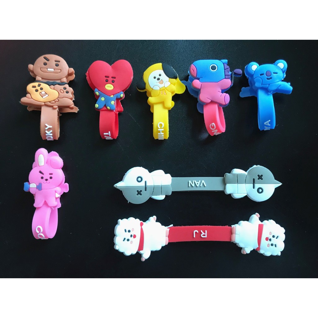 Quấn Dây Cáp Sạc BT21 BTS - Sẵn Hàng