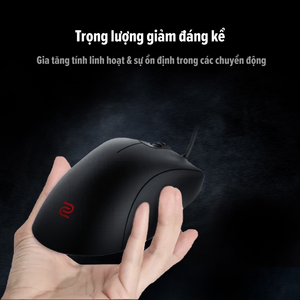 Chuột gaming Esports BenQ ZOWIE EC3-C  cảm biến 3360 với thiết kế công thái học và bánh lăn 24 nấc