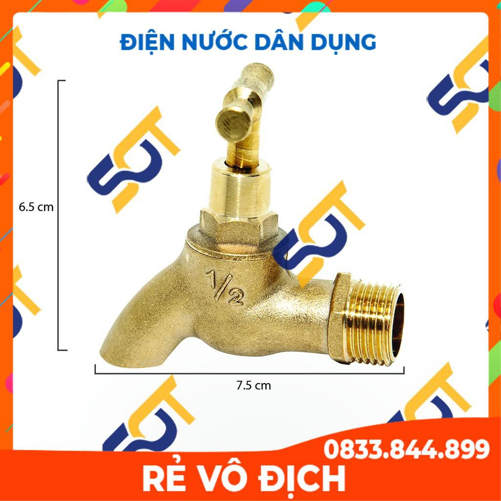 - Vòi xả nước, vòi đồng tay vặn, Rumine - BẰNG ĐỒNG ( Sân vườn, phòng tắm, nhà bếp)