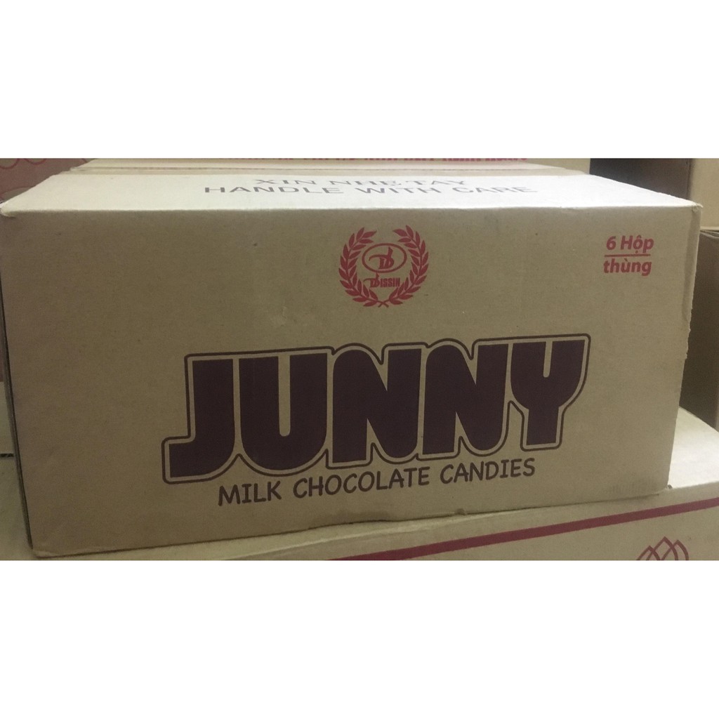 Kẹo socola Junny hộp tròn 12 hộp