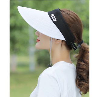 mũ rộng vành chống nắng phong cách Hàn, nón chống nắng nửa đầu thời trang